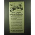 1922 New York Central Ad - Better Farming