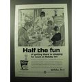 1969 Holiday Inn Ad - Half the Fun