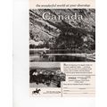 Canada vintage Full Page Print Ad January 1959