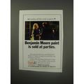 1990 Benjamin Moore Paint Ad - Benjamin Moore p...