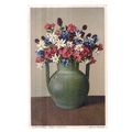 ALPENFLORA Swiss used vintage postcard wild alp...