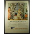 1954 American Viscose Corporation Ad - What's behind these Rayon Draperies?