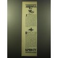 1960 KPHO-TV Television Station Advertisement - Arizona 1st Age of Arizona