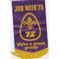 Scout Banner UK - Job Week 1975 We're a Great G...