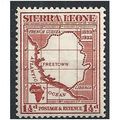 Sierra Leone 1933 SG170 1 1/2d Chestnut Mounted...