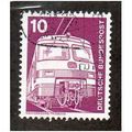 GER 1975 10pf 'TRAIN' FINE USED (EBID30-066)