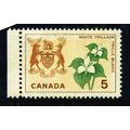 CANADA 1964 SG 543 5c WHITE TRILLIUM M MINT #