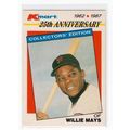 1987 Kmart Willie Mays baseball card #8 – HOF