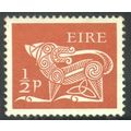 Ireland 1968 - SG247 - ½p orange - Stylized Dog...