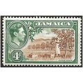 Jamaica 1938 SG127 4d Brown & Green Mounted Min...