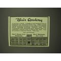 1917 Blair Academy Ad - New Gymnasium