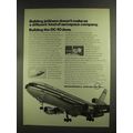 1972 McDonnell Douglas DC-10 Ad - Building Jetliners
