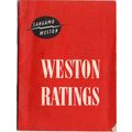 Sangamo Weston Ratings Book / Manual