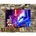 Nashville Tennessee Laser Engraved Wood Picture...