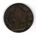 Great Britain. George II. Halfpenny 1739. dy18767
