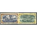 1957 Michel 1037+1038 - #2 cancelled
