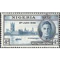 Nigeria KGVI 1946 Victory Peace 4d Blue Unmount...