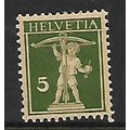 SWITZERLAND 1910 5c GREEN TELLS SON SG 263 M / ...