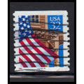 Used 2913 32c U.S. Flag Over Porch Very Fine CN...