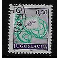 YUGOSLAVIA 1990 POSTAL SERVICES 50p POST HORN G...