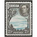 Bermuda 1952 SG113c 2 1/2d Bright Blue & Deep S...
