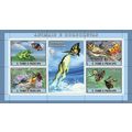 SAO TOME PRINCIPE 2007 SHEET MNH WILDLIFE BUTTE...