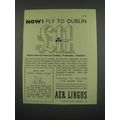 1949 Aer Lingus Irish Air Lines Ad - Now! Fly t...