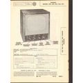 SONORA model 305 323 324 325 332 TV television ...