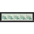 2123 3.4c School Bus Fine MNH Dry Gum PNC 1/5 X...