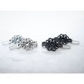 Extra tiny small silver or black metal hair pin...