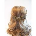 Faux wooden hair clamp clip barrette