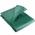 2x LARGE 6ft x 4ft TARP CAMPING SHEET WITH 6 EY...