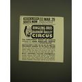 1961 Ringling Bros and Barnum & Bailey Circus A...
