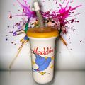 Vintage Disney Aladdin Cup with Lid by Short Sp...