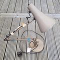 Anglepoise lamp. Model 90. Mushroom grey