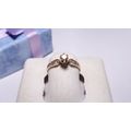 Vintage .15ctw Diamond Solitaire w/accents 14Kt...