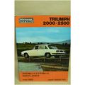 triumph 2000 / 2500 Owners workshop Manual