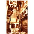 Vintage Sepia Postcard - Henry VII Chapel, West...