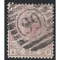 1877 SG141 2 1/2d Rosy-Mauve Plate 7 Wmk Good/F...