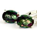 Mystic Fire Topaz, 925 Sterling Silver Leverbac...