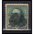 Used 226 10c Daniel Webster Barely Clears RA0884