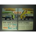 1960 Humble Oil Ad - Esso Joins Hands With