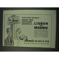 1960 Iberia Air Lines Ad - Lisbon and Madrid