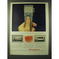 1960 Dictaphone Time-Master Dictation Machine A...