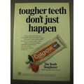 1970 Colgate Toothpaste Ad - Tougher Teeth