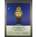 1976 Longines Wittnauer Time Machine Watch Ad