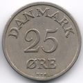 Denmark : 25 Ore 1950