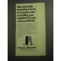 1970 Paraiso Marriott Hotel Ad - Marriott is li...