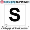 MA561 LETTER CHARACTER S SIGN WAREHOUSE SHELVIN...