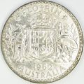 AUSTRALIA 1962 Florin 50% Silver (B)